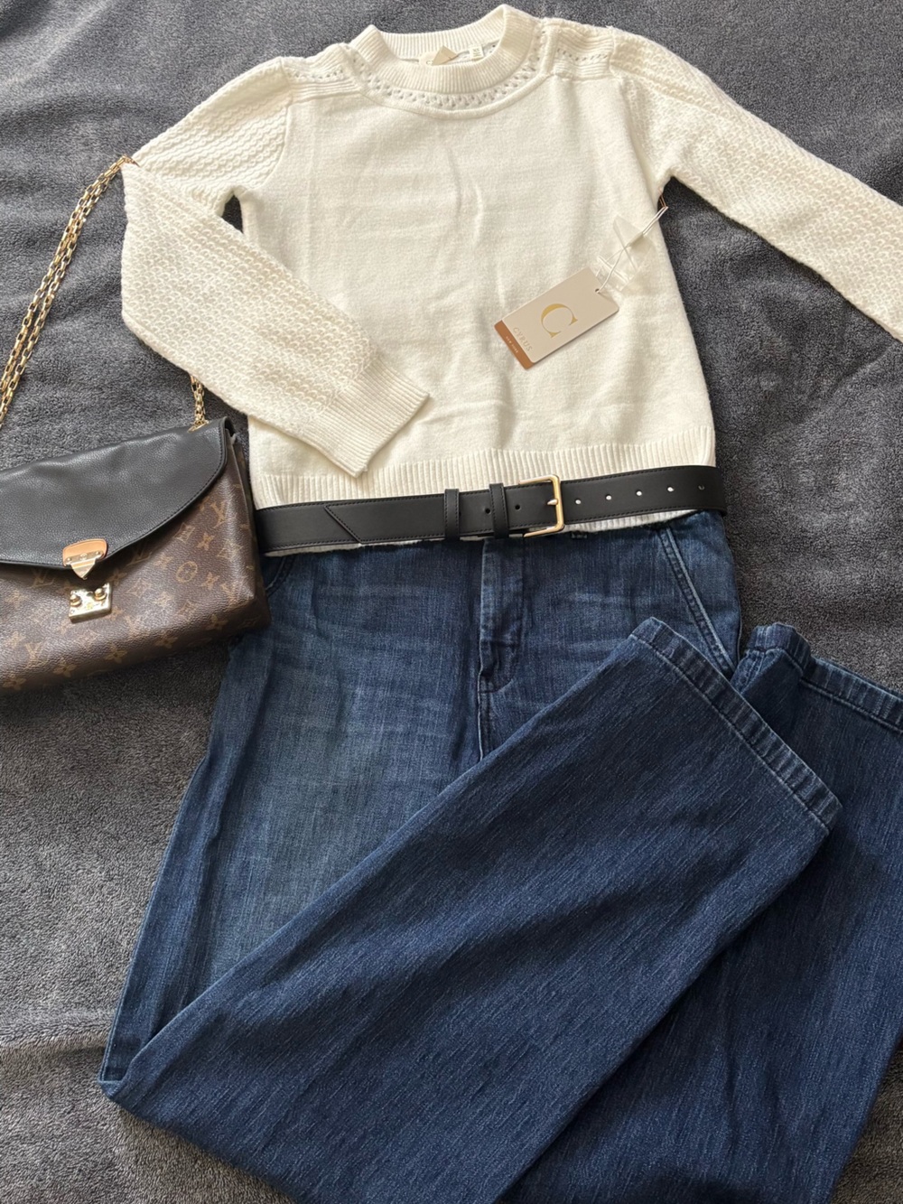 Cyrus NWT Soft Ivory Sweater